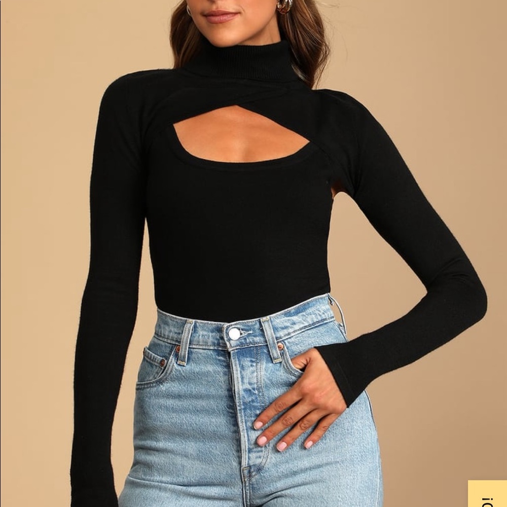 Lulus two piece sweater top (worn once)